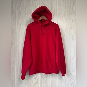 Supreme Hoodie Laser Cut S Logo Hooded Sweatshirt L RED
